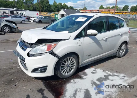 2014 Ford C-Max Energi Sel from USA, damaged, VIN 1FADP5CU2EL513870